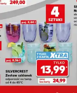 Kaufland Zestaw szklanek 4-pak 0,44 l Silvercrest oferta
