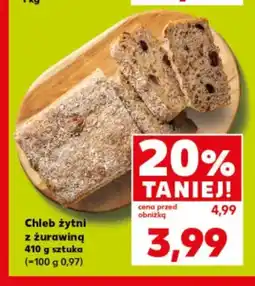 Kaufland Chleb żytni z żurawiną oferta