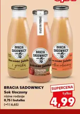 Kaufland Sok tłoczony jabłko z gruszką Bracia Sadownicy oferta