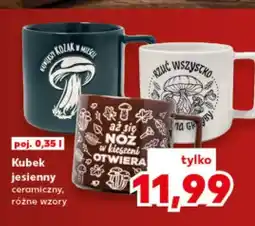 Kaufland Kubek jesienny ceramiczny oferta