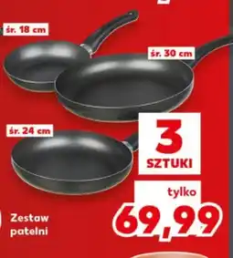 Kaufland Zestaw patelni 3-pak oferta