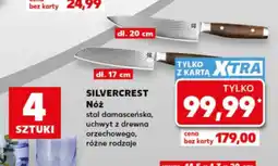 Kaufland Nóż stal damasceńska uchwyt z drewna orzechowego dł. 17 cm Silvercrest oferta
