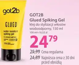 Hebe Got2b glued spiking gel klej do stylizacji włosów wodoodporny oferta