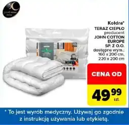 Carrefour Kołdra TERAZ CIEPŁO oferta