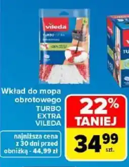 Carrefour Wkład do mopa obrotowego turbo extra vileda oferta