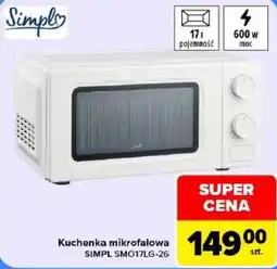 Carrefour Kuchenka mikrofalowa SIMPL SMO17LG-26 oferta