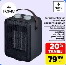 Carrefour Termowentylator ceramiczny CARREFOUR HOME oferta