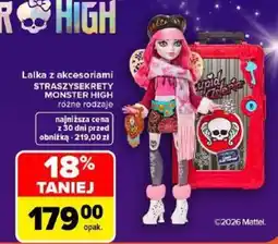 Carrefour Lalka z akcesoriami STRASZYSEKRETY MONSTER HIGH oferta