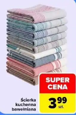 Carrefour Ścierka kuchenna bawełniana oferta