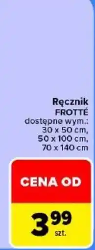 Carrefour Ręcznik Frotté oferta
