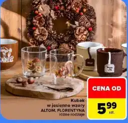Carrefour Kubek w jesiennie wzory ALTOM, FLORENTYNA oferta