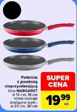 Carrefour Patelnia z powłoką nieprzywierającą linia MARGARET oferta