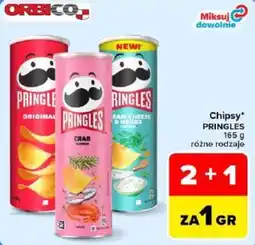 Carrefour Chipsy PRINGLES oferta