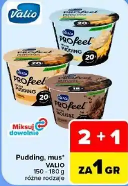 Carrefour Pudding, mus+ VALIO oferta