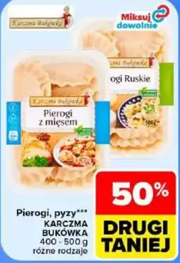 Carrefour Pierogi, pyzy Karczma Bukówka oferta