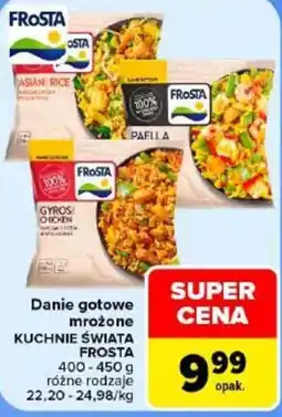 Carrefour Danie gotowe mrożone Kuchnie świata Frosta oferta