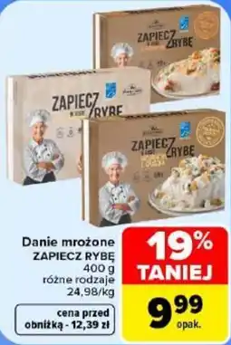 Carrefour Danie mrożone ZAPIOCZ RYBĘ oferta