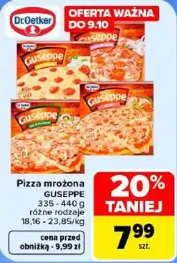 Carrefour Pizza mrożona GUSEPPE oferta