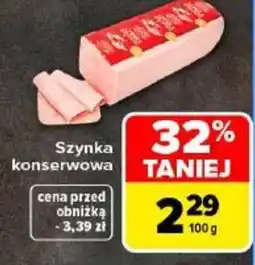 Carrefour Szynka konserwowa oferta