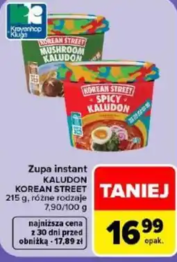 Carrefour Zupa instant KALUDON KOREAN STREET oferta