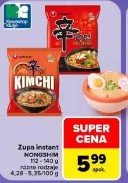 Carrefour Zupa instant NONGSHIM oferta