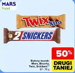 Carrefour Batony marek: Mars, Bounty, Twix, Snickers oferta