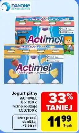 Carrefour Jogurt pitny ACTIMEL oferta