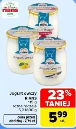 Carrefour Jogurt owczy RIANS oferta
