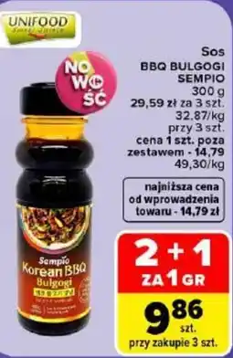 Carrefour Sos BBQ Bulgogi Sempio oferta
