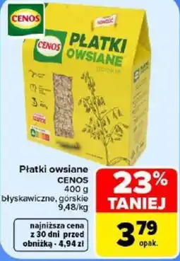 Carrefour Płatki owsiane CENOS oferta