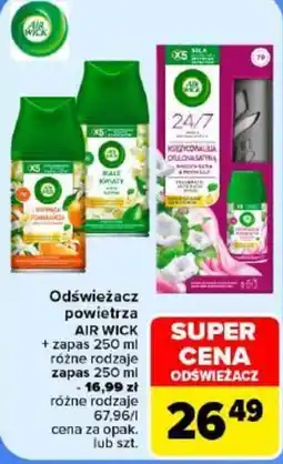 Carrefour Odświeżacz powietrza AIR WICK oferta