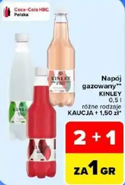 Carrefour Napój gazowany KINLEY oferta