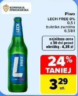 Carrefour Piwo LECH FREE 0% oferta