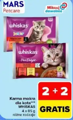 Carrefour Karma mokra dla kota whiskas oferta