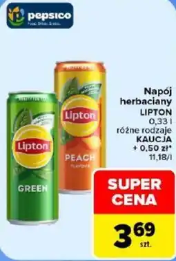 Carrefour Napój herbaciany LIPTON oferta