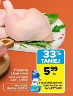 Carrefour Cwiartka z kurczaka oferta