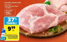 Carrefour Łopatka wieprzowa* bez kości oferta