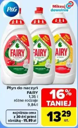 Carrefour Płyn do naczyń FAIRY oferta