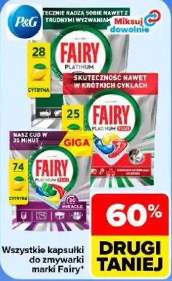 Carrefour Kapsułki do zmywarki Fairy oferta