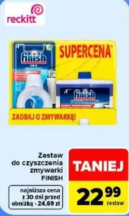 Carrefour Zestaw do czyszczenia zmywarki Finish oferta