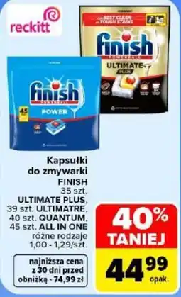 Carrefour Kapsułki do zmywarki Finish oferta