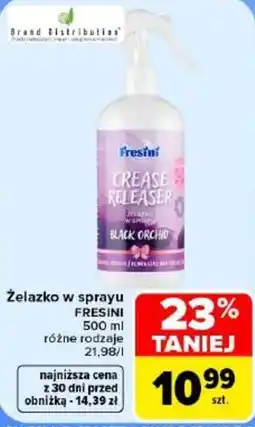 Carrefour Żelazko w sprayu Fresini oferta