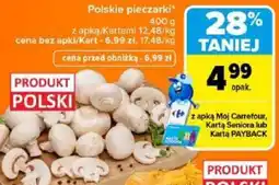 Carrefour Polskie pieczarki oferta