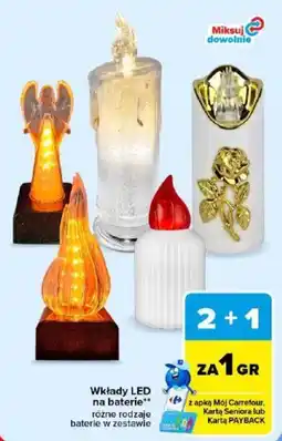 Carrefour Wkłady LED na baterie oferta
