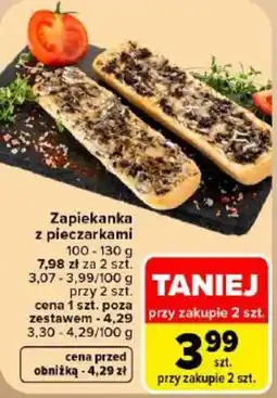 Carrefour Zapiekanka z pieczarkami oferta