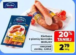Carrefour Kiełbasa z piersią kurczaka MORLINY oferta