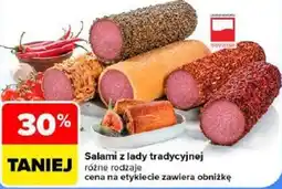 Carrefour Salami z lady tradycyjnej oferta