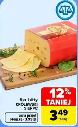 Carrefour Ser żółty Królewski Sierpc oferta