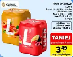 Carrefour Piwo smakowe LECH oferta