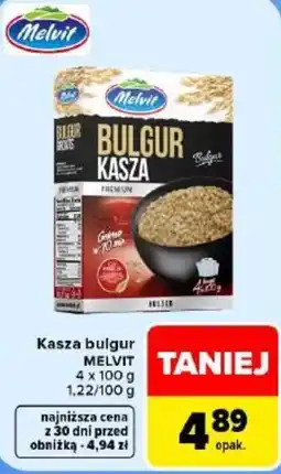 Carrefour Kasza bulgur Melvit oferta